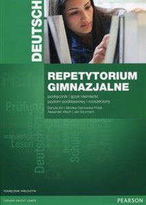 Obrazek Repetytorium gimnazjalne Język niemiecki Podręcznik z płytą CD Poziom podstawowy i rozszerzony Gimnazjum