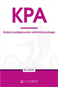 Picture of Kodeks postępowania administracyjnego wyd. 36