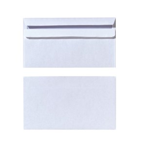 Obrazek Koperta C6 DL 75g biała (25szt)