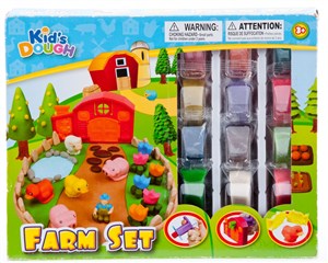 Obrazek Masa plastyczna z akcesoriami farma