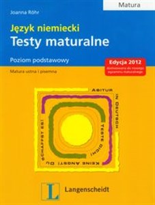 Picture of Testy maturalne język niemiecki poziom podstawowy z płytą CD
