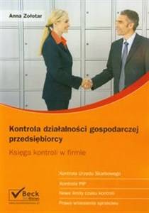 Picture of Kontrola działalności gospodarczej przedsiębiorcy Księga kontroli w firmie