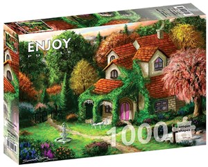 Obrazek Puzzle 1000 Dom w lesie