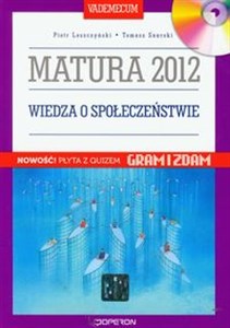Picture of Wiedza o społeczeństwie Vademecum z płytą CD Matura 2012