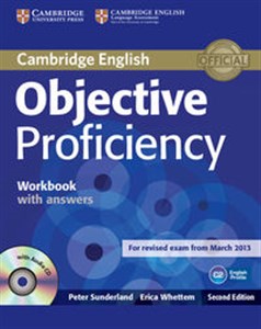 Picture of Objective Proficiency Workbook with answers with CD