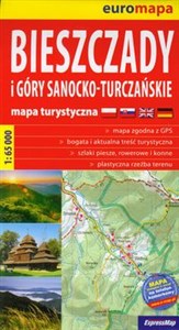 Obrazek Bieszczady i Góry Sanocko-Turczańskie mapa turystyczna 1:65 000