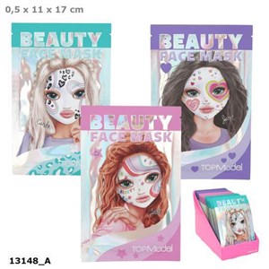 Obrazek Maseczka kosmetyczna do twarzy Top Model BEAUTY&ME 1szt.mix 13148A