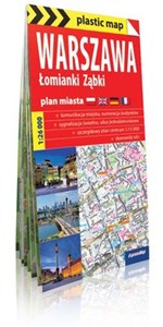 Picture of Warszawa plastic! map foliowany plan miasta 1:26 000