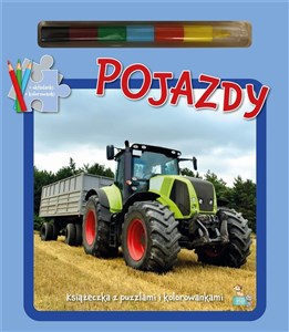 Picture of Pojazdy. Książeczki z puzzlami, kolorowankami i kolorową kredką