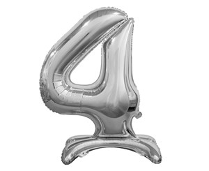 Obrazek Balon foliowy B&C 4 srebrny 74cm