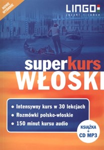 Picture of Włoski Superkurs Kompletny zestaw do samodzielnej nauki (kurs + rozmówki + audiokurs)