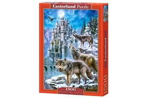Obrazek Puzzle Wolves and Castle 1500
