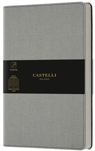 Picture of Notatnik 13x21cm linia Castelli Harris Oyster Grey