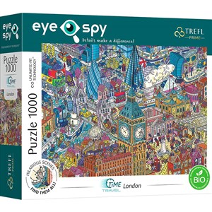 Picture of Puzzle 1000 UFT Eye-Spy Time Travel: London TREFL