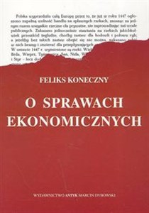 Obrazek O sprawach ekonomicznych