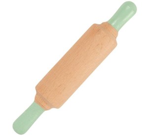 Obrazek Drewniany wałek do ciastoliny miętowy