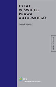 Picture of Cytat w świetle prawa autorskiego