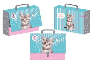 Picture of Teczka z rączką walizeczka Kot