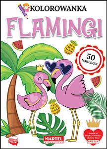 Picture of Flamingi. Kolorowanka z naklejkami
