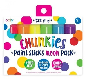 Obrazek Farby w kredce Chunkies Paint Sticks Neon 6szt