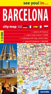 Obrazek Barcelona city map 1:16 000