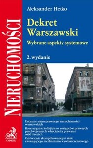 Picture of Dekret Warszawski Wybrane aspekty systemowe.