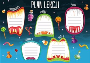 Picture of Plan lekcji - Wampiry (5szt)