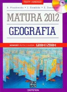 Obrazek Geografia matura 2012 Testy i arkusze z płytą CD