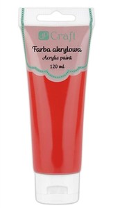 Obrazek Farba akrylowa czerwona 120ml