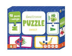 Picture of Rosnę i Poznaję dwustronne puzzle Owoce