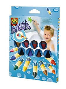 Obrazek Aqua - Kredki do malowania w kąpieli