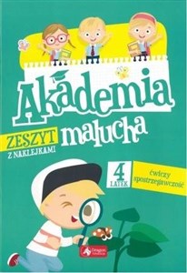 Obrazek Akademia malucha. 4-latek ćwiczy spostrzegawczość