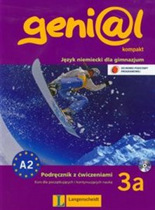 Picture of Genial 3A Kompakt Podręcznik z ćwiczeniami + CD Język niemiecki dla gimnazjum. A2