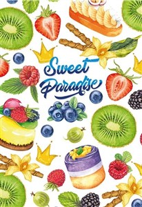 Obrazek Notatnik ozdobny 128x165/64K linia Owoce FRESH