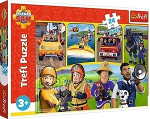 Obrazek Puzzle 24 Maxi Strażak Sam i przyjaciele