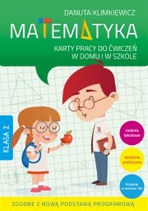 Obrazek Matematyka 2 Karty pracy do ćwiczeń w domu i w szkole