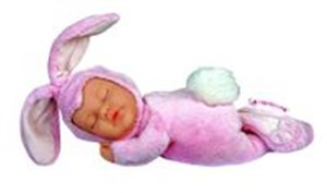 Picture of Lalka Anne Geddes Śpiący Króliczek różowa