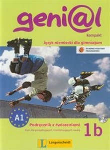 Picture of Genial 1B Kompakt Podręcznik z ćwiczeniami + CD Język niemiecki dla gimnazjum. Kurs dla początkujących i kontynuujących naukę