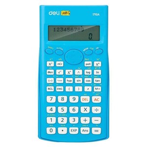 Picture of Kalkulator naukowy 12-cyfrowy niebieski DELI