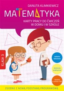 Picture of Matematyka 3 Karty pracy do ćwiczeń w domu i w szkole