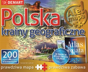 Picture of Puzzle Polska-krainy geograficzne + atlas