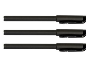 Obrazek Długopis żelowy Office czarny (12szt)