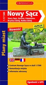 Picture of Nowy Sącz Stary Sącz Gorllice Limanowa Krynica Zdrój Rabka Zdrój 1:17 500 Plany miast
