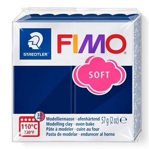 Obrazek Masa termoutwardzalna Fimo 57g granatowy