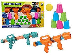 Obrazek Karabin na piłeczki, z zestawem kubeczków...