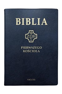 Picture of Biblia pierwszego Kościoła granatowa
