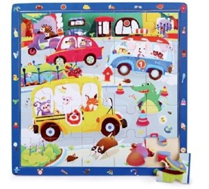 Picture of Puzzle & Gra drewniane Miasto