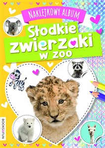 Picture of Naklejkowy album słodkie zwierzaki w zoo z naklejkami z brokatem