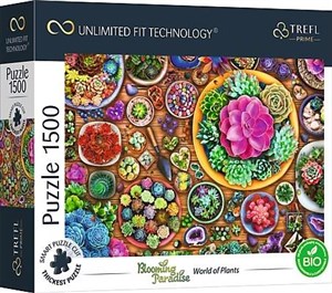 Obrazek Puzzle 1500 UFT Blooming Paradise: World of Plants 26207