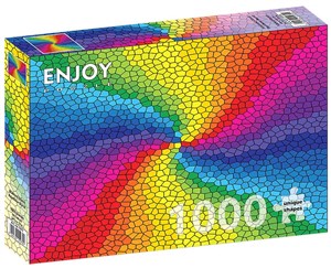 Picture of Puzzle 1000 Kolorowy witraż